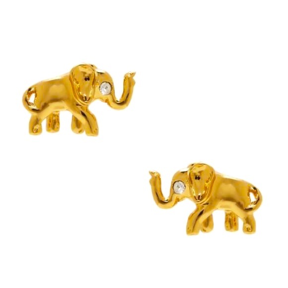 Kate Spade Golden Elephant Stud Earrings